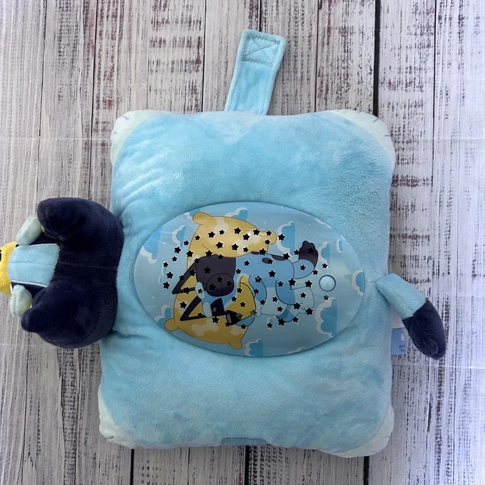 Bluey Pillow Pets Sleepytime Lites Light Up Plush Night Light Projector Toy